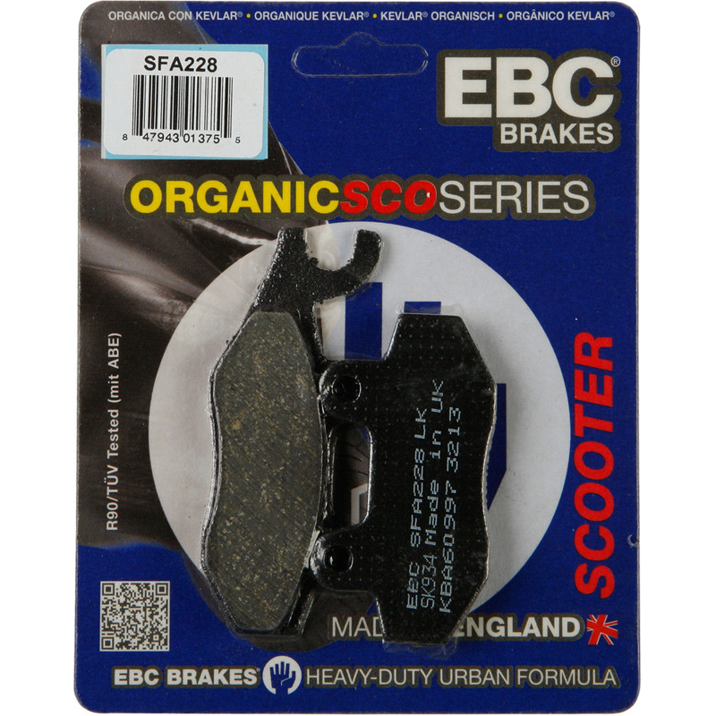 EBC Organic Brake Pads - SFA228-0