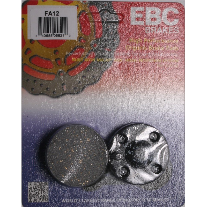 EBC Organic Brake Pads - FA12-0