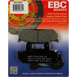 EBC Organic Brake Pads Front - FA124/2-0