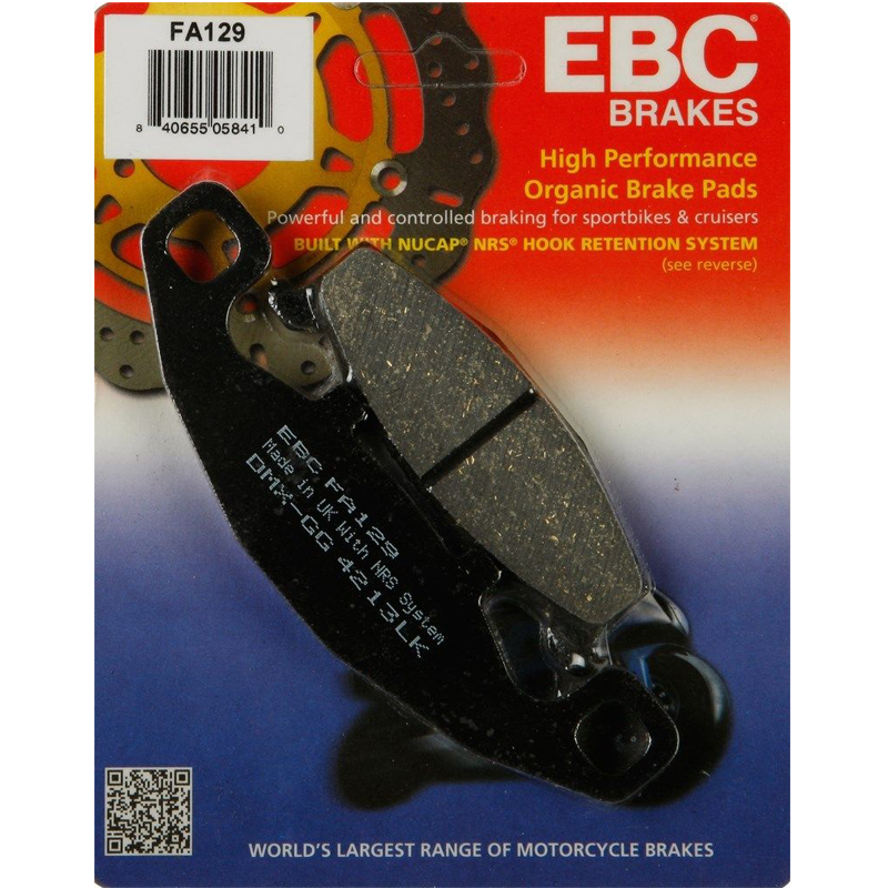 EBC Organic Brake Pads - FA129-0