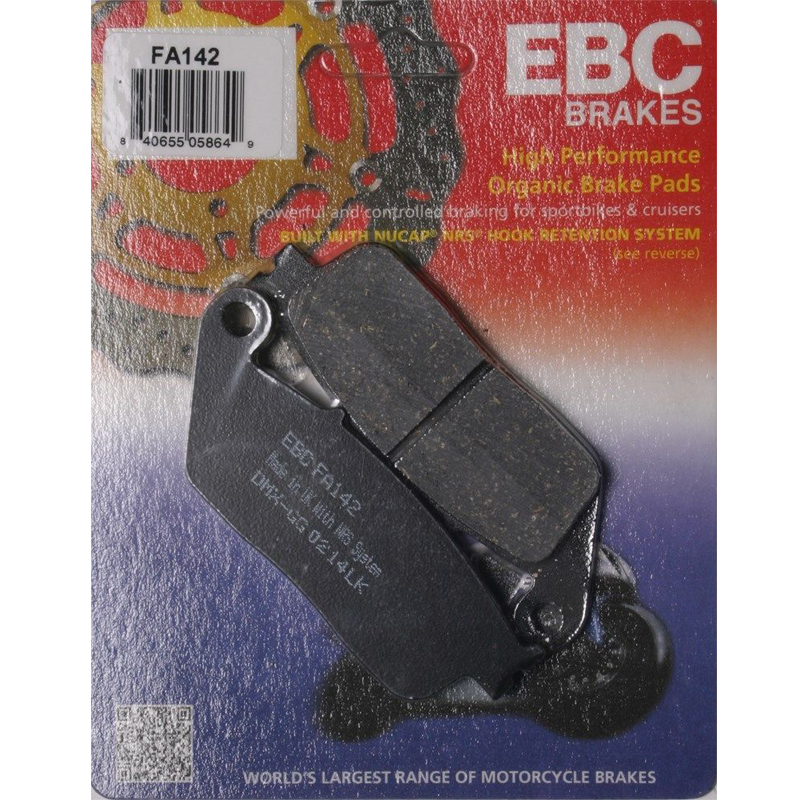 EBC Organic Brake Pads - FA142-0