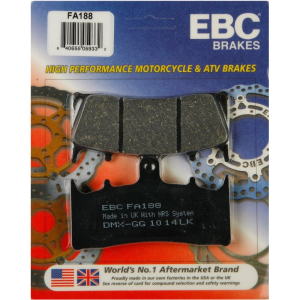 EBC Organic Brake Pads - FA188-0