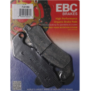 EBC Organic Front Brake Pads - FA189-0