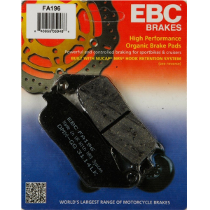 EBC Organic Front Brake Pads - FA196-0