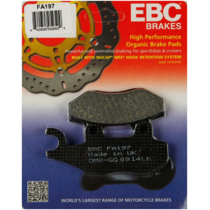 EBC Organic Brake Pads Front, Rear - FA197-0