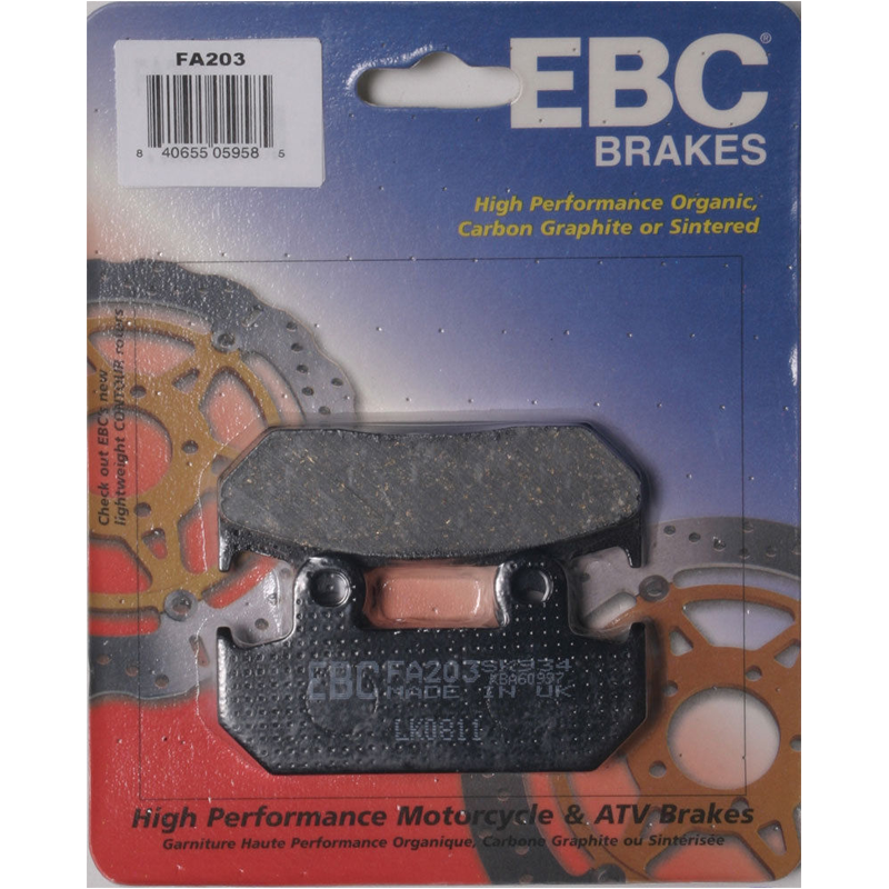 EBC Organic Front Brake Pads - FA203-0