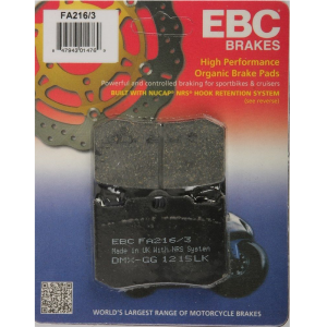 EBC Organic Rear Brake Pads - FA216/3-0