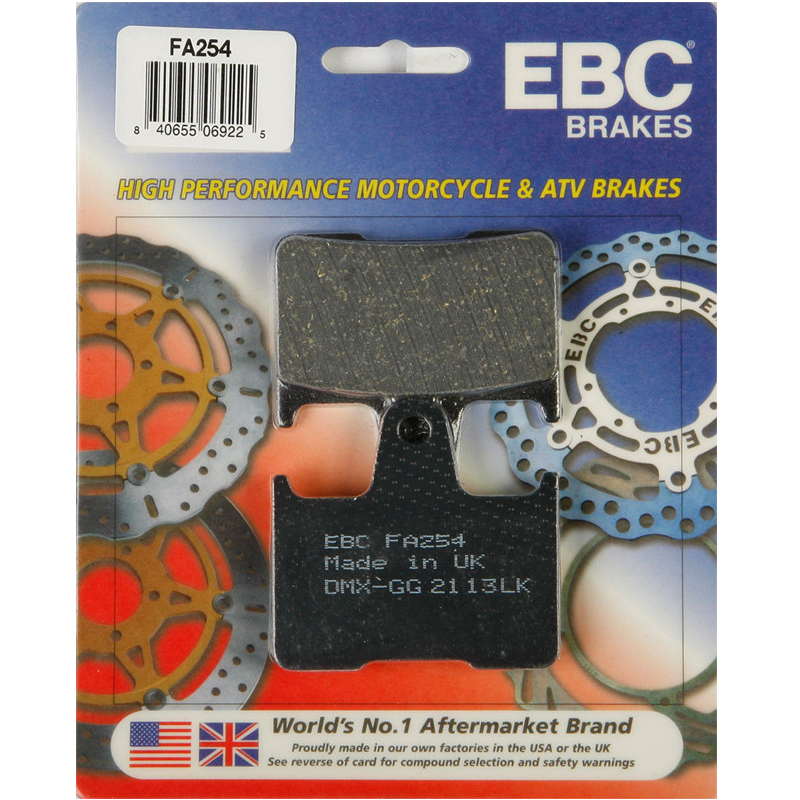 EBC Organic Brake Pads - FA254-0