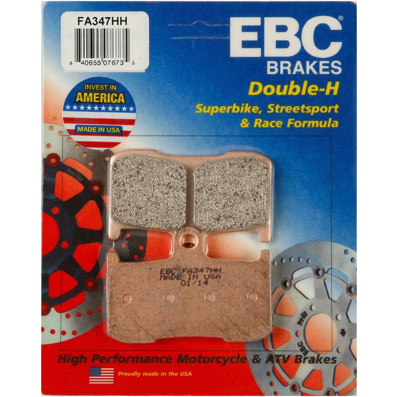 EBC Sintered Double H Front Brake Pads - FA347HH-0