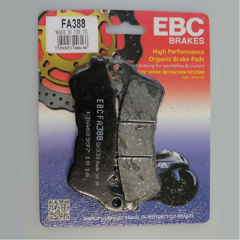 EBC Organic Brake Pads - FA388-0