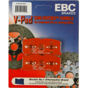 EBC Semi-Sintered V Brake Pads Front - FA474V-0