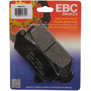 EBC Organic Brake Pads - FA672-0