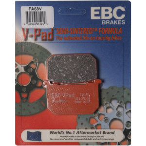 EBC Semi Sintered V Brake Pads - FA68V-0