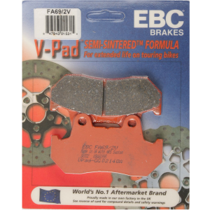 EBC Semi Sintered V Front Brake Pads - FA69/2V-0