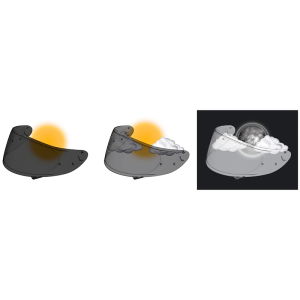 Shoei CWR-1 Transitions Pinlock-Ready Face Shield