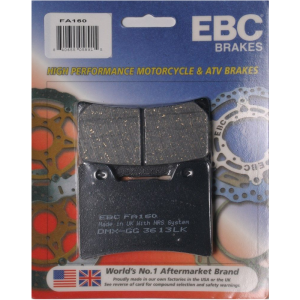 EBC Organic Front Brake Pads - FA160-0