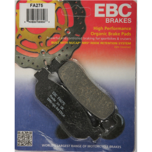 EBC Organic Front Brake Pads - FA275-0