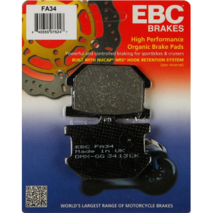 EBC Organic Brake Pads - FA34-0