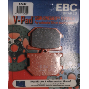 EBC Semi Sintered V Brake Pads - FA34V-0