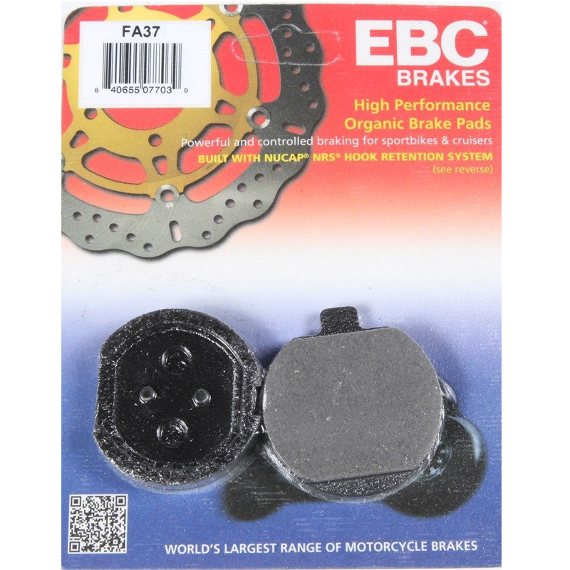 EBC Organic Brake Pads - FA37-0