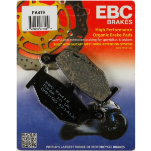 EBC Organic Rear Brake Pads - FA419-0