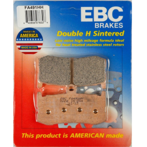 EBC Sintered Double H Front Brake Pads Triumph Daytona 675, Street Triple 675 RX - FA491HH-0