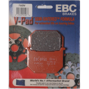 EBC Semi Sintered V Front Brake Pads - FA51V-0