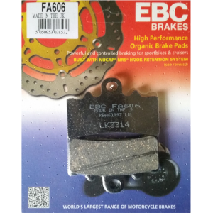 EBC Organic Front Brake Pads - FA606-0