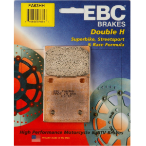 EBC Sintered Double H Rear Brake Pads - FA63HH-0