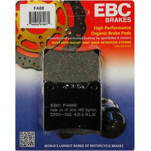 EBC Organic Brake Pads - FA88-0