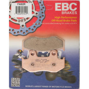 EBC R Series Sintered Front Brake Pads Honda CR125R, CR250R, CR500R - FA92R-0