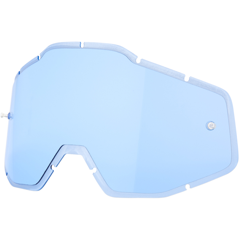 100% Strata MX / Racecraft / Accuri Plus Injected Replacement Lens Blue