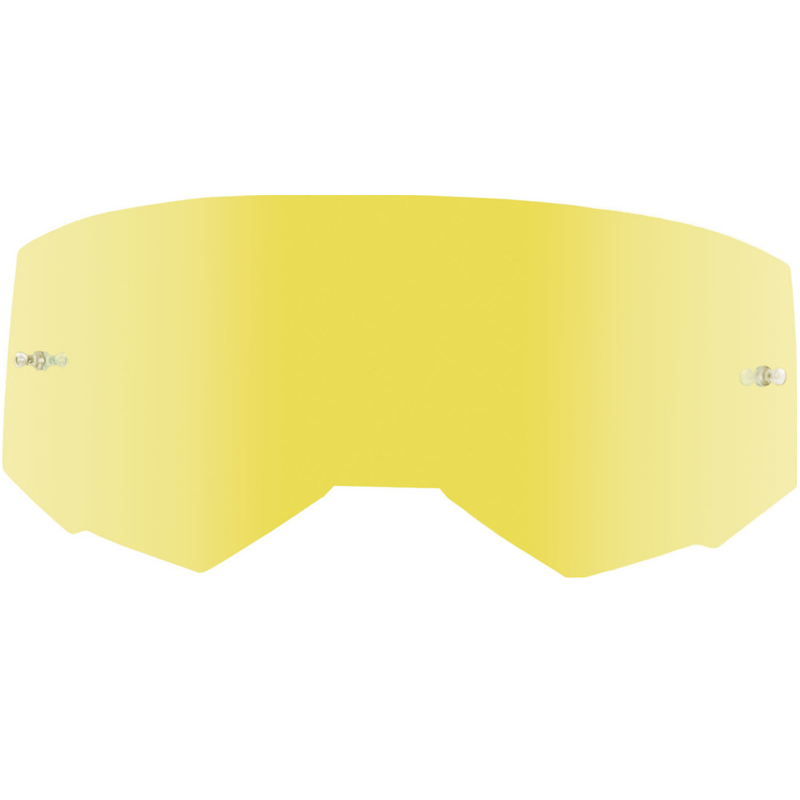 Fly Racing Zone Pro, Zone, Focus Replacement Single Lens W/Post Gold Mirror/Smoke