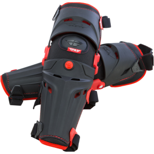 Fly Racing 5 Pivot Knee Guard Matte Black
