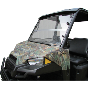 Seizmik Folding Versa-Fold Polycarbonate Windshield Polaris Ranger Mid Size 15-17-0