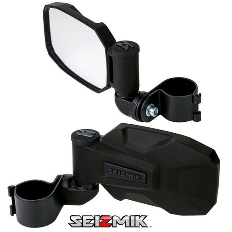 Seizmik Strike Side View Mirrors 1.75" - Polaris RZR 570 800 900 1000