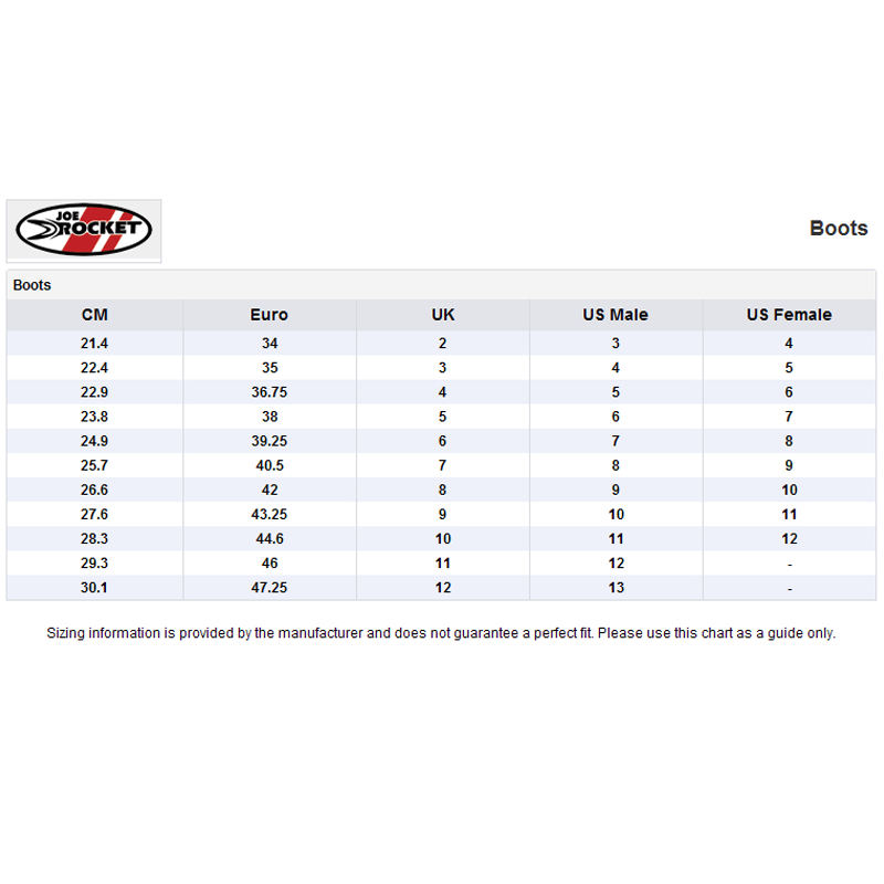 Joe Rocket Razor Mens Leather Street Motorcycle Riding Boots-165838