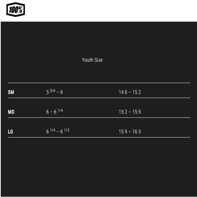 100% Brisker Cold Weather Youth Kids MX Motocross Offroad ATV Gloves-169836