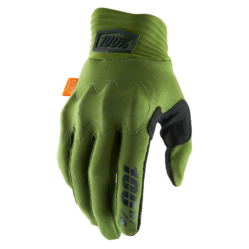 100% Cognito Gloves Green/Black