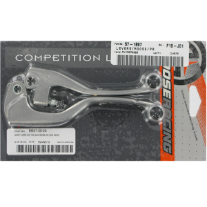 Moose Racing Clutch & Brake Lever Set With Grips Kawasaki KX125 KX250 KX500-0