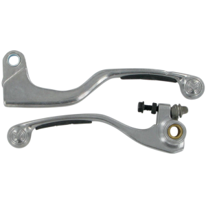 Moose Racing Clutch & Brake Lever Set With Grips Kawasaki KX100 Suzuki RMZ250 Black