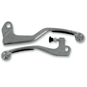 Moose Racing Clutch & Brake Lever Set With Grips Kawasaki KDX200 KDX250 Black