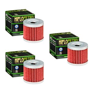 Hiflofiltro HF131 Oil Filter 3 Pack Suzuki ALT125 ALT185 LT-Z90 LT125 LT185 -HF131