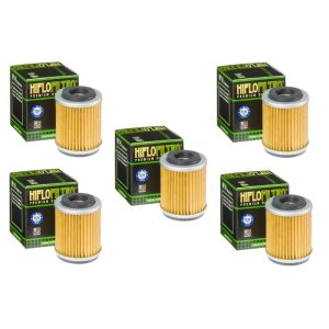 Hiflofiltro HF143 Oil Filter 5 Pack Yamaha BW200 BW350 TTR225 TTR230 TT225 TT600 - HF143 X 5