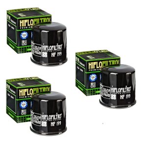 Hiflofiltro HF199 Oil Filter 3 Pack Polaris Hawkeye RZR XP Sportsman Scrambler - HF199