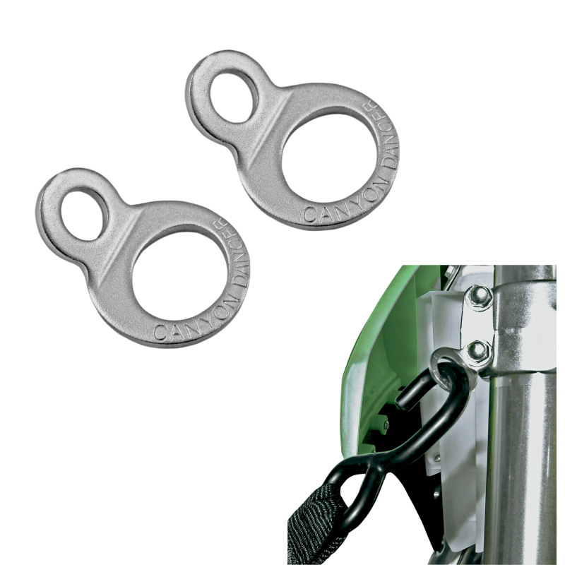 2 Canyon Dancer Stainless Steel Dirt Bike Motorcycle Tie Down Strap Rings CR KX -174413