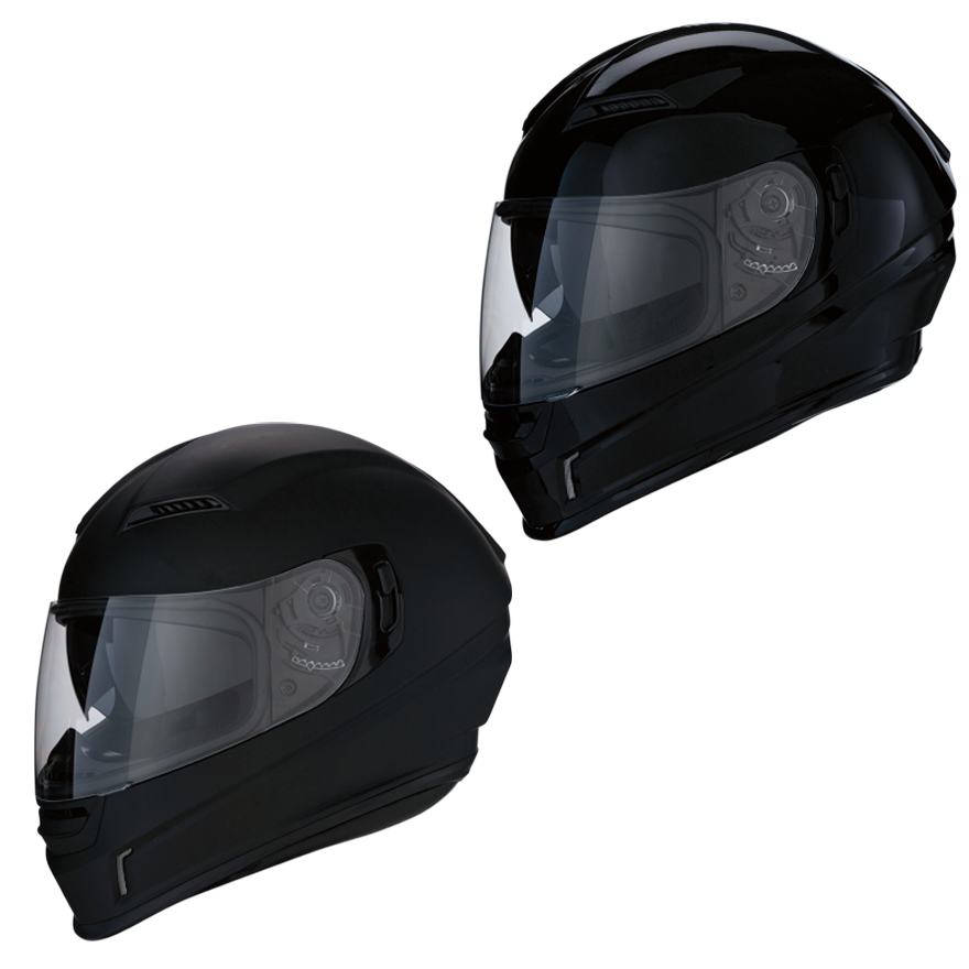 Z1R Jackal Dual Visor Solid Motorcycle Street Helmet Pick Size & Color-0