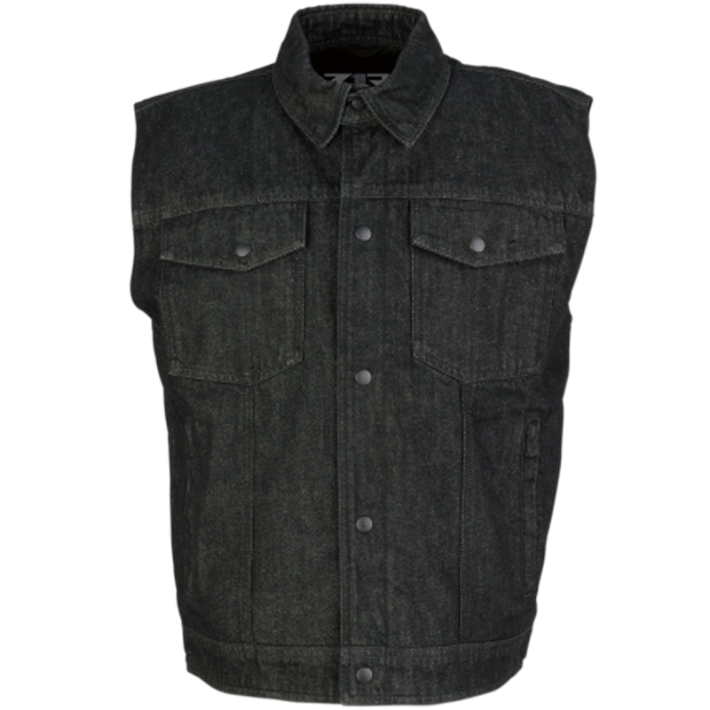 Z1R Denim Vest Black