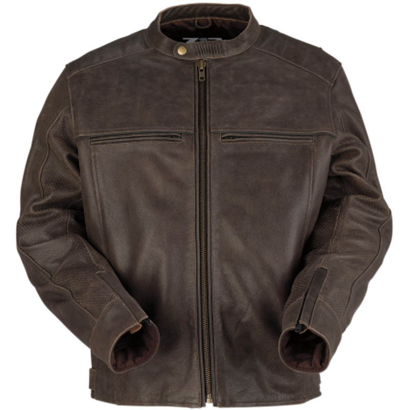 Z1R Indiana Leather Jacket Brown