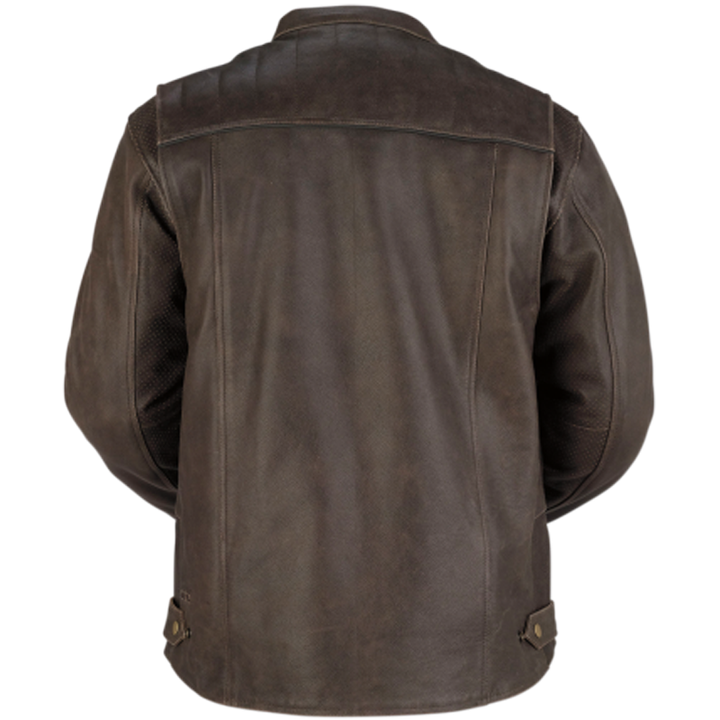 Z1R Indiana Brown Leather Adventure Touring Street Motorcycle Jacket - Pick Size-181550